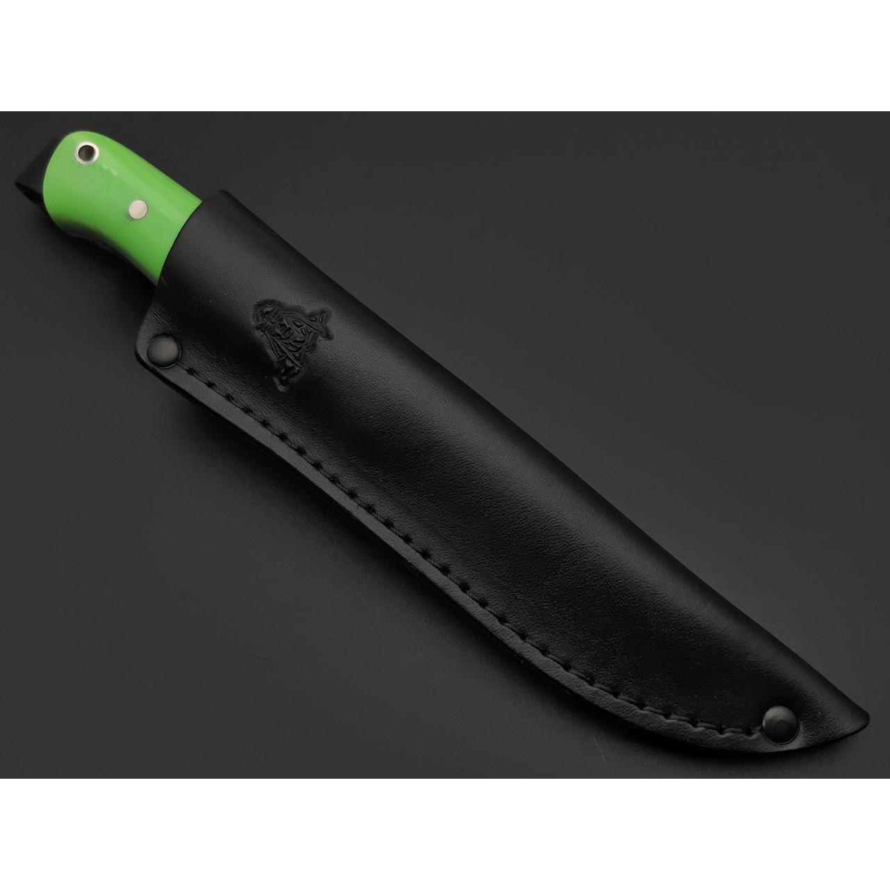 Кметь нож КМ-048 Малыш ЦМ сталь 95Х18, Рукоять G10 green