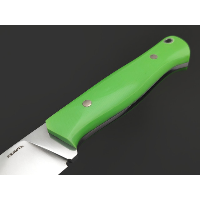 Кметь нож КМ-048 Малыш ЦМ сталь 95Х18, Рукоять G10 green