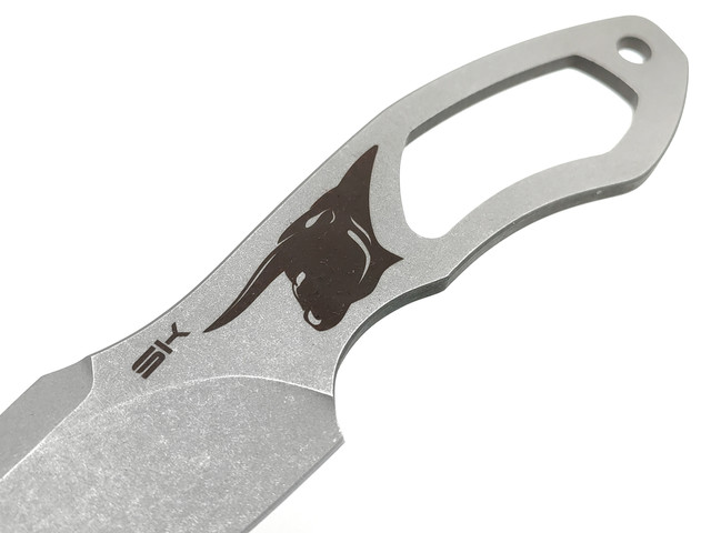 Нож SK Bull SPK004 сталь Aus-8 stonewash, рукоять сталь