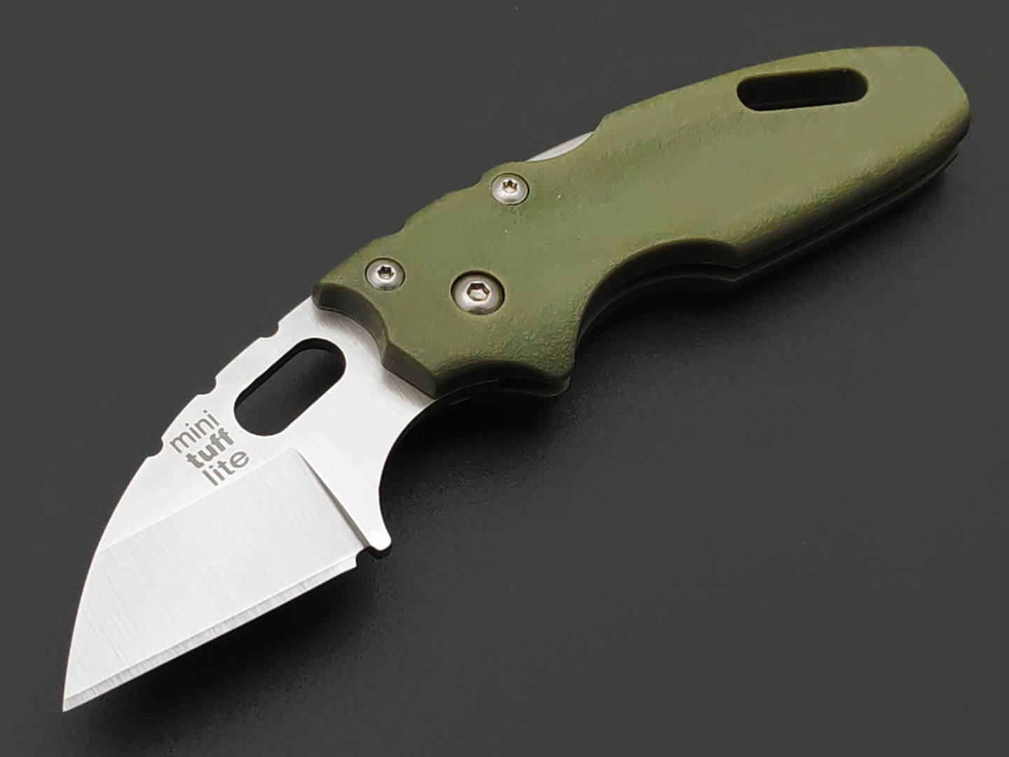 Нож Cold Steel Mini Tuff Lite Plain Green 20MTGD сталь 4034SS, рукоять Griv-Ex