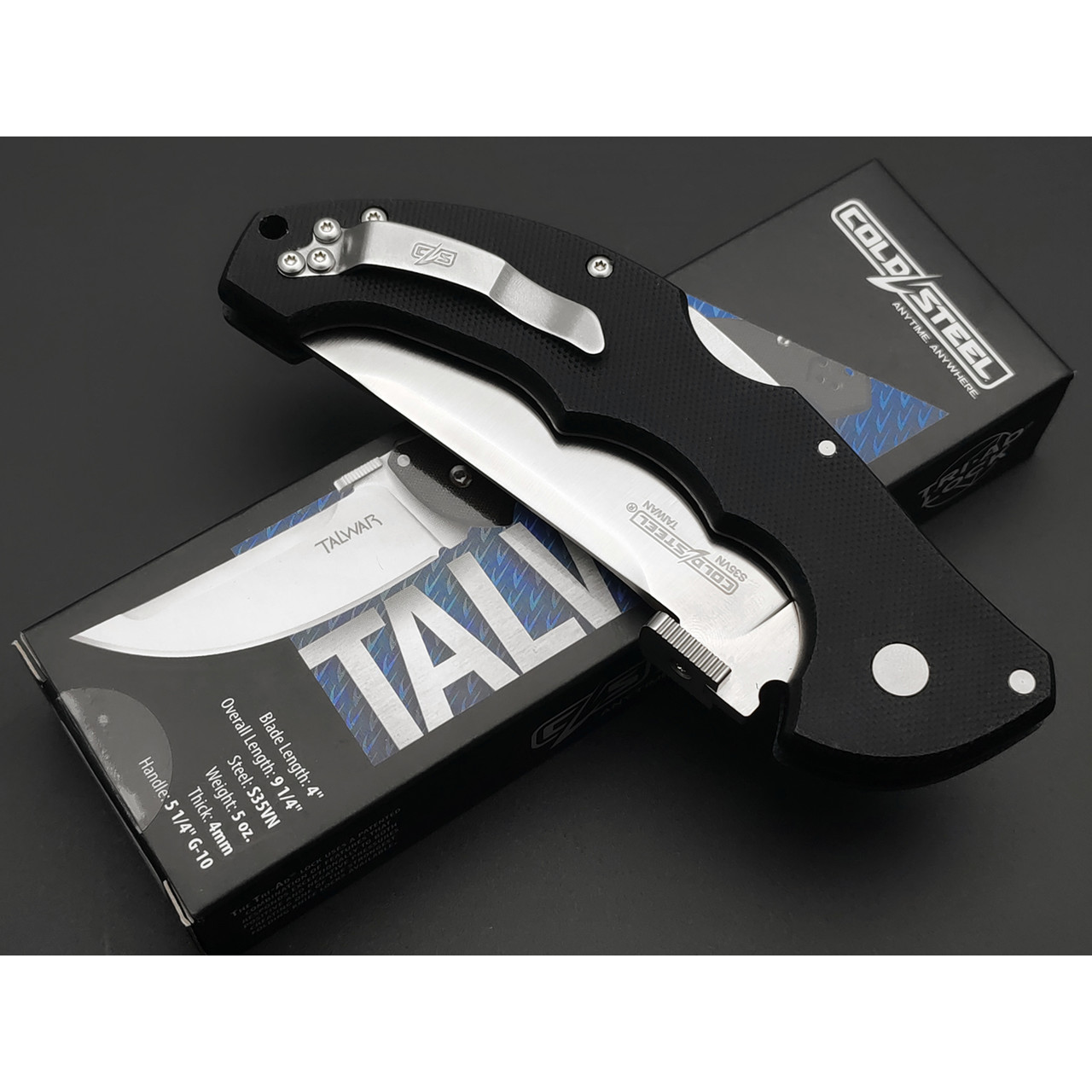 Нож Cold Steel Talwar 4'' 21TTL сталь S35VN рукоять G10 black