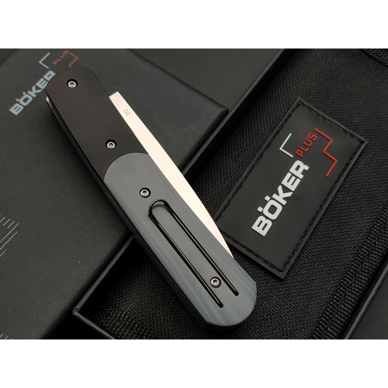 Нож Boker Plus DogLeg Auto 01BO477 сталь D2, рукоять G10, сталь