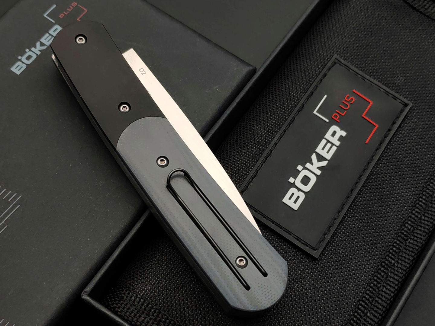 Нож Boker Plus DogLeg Auto 01BO477 сталь D2, рукоять G10, сталь