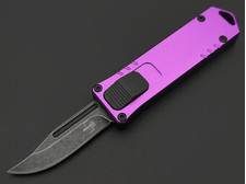 Нож Boker Plus USB OTF Purple 06EX277 сталь D2 blackwash, рукоять Aluminum 6061-T6