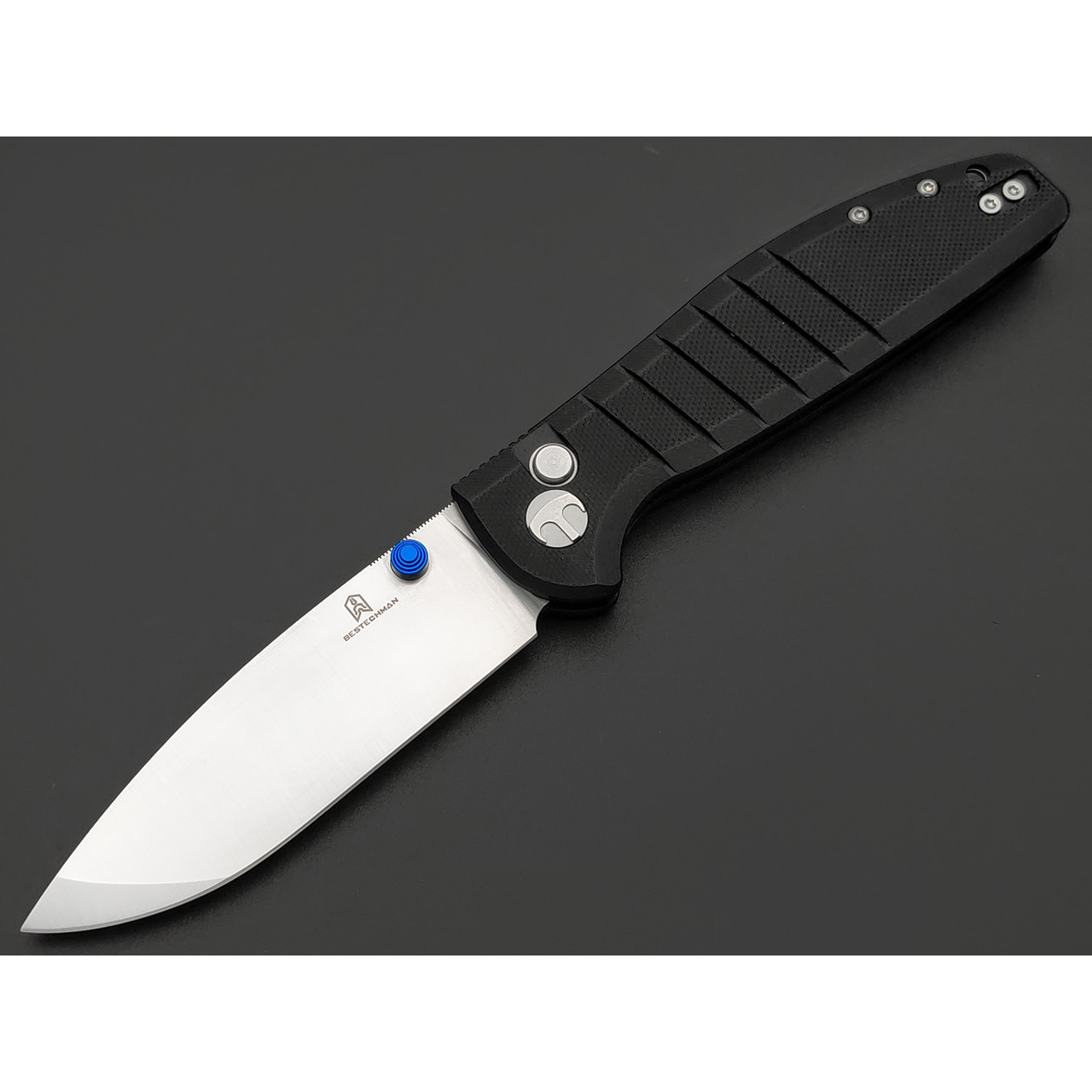 Нож Bestechman Goodboy BMK04A сталь D2 satin, рукоять G10 black