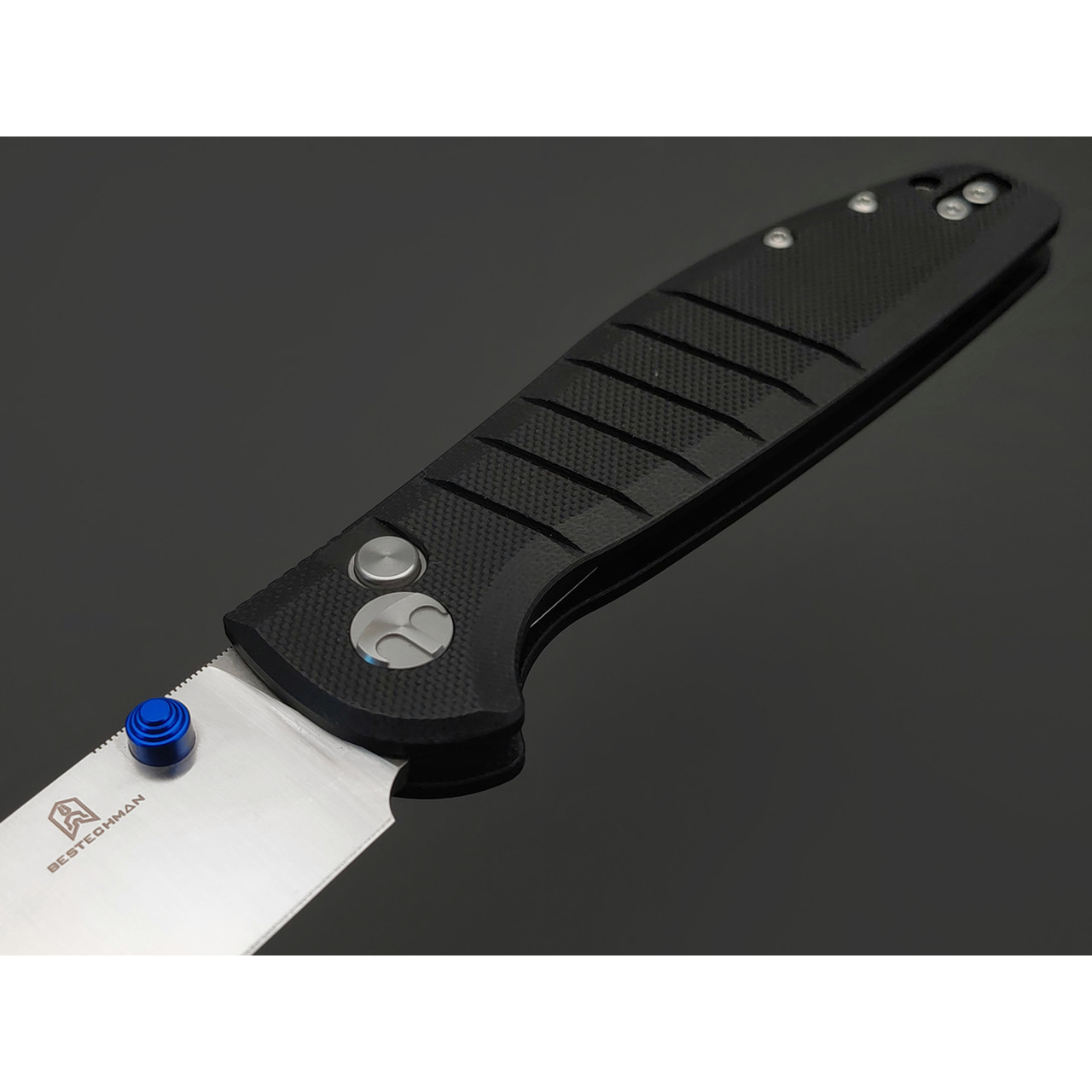 Нож Bestechman Goodboy BMK04A сталь D2 satin, рукоять G10 black
