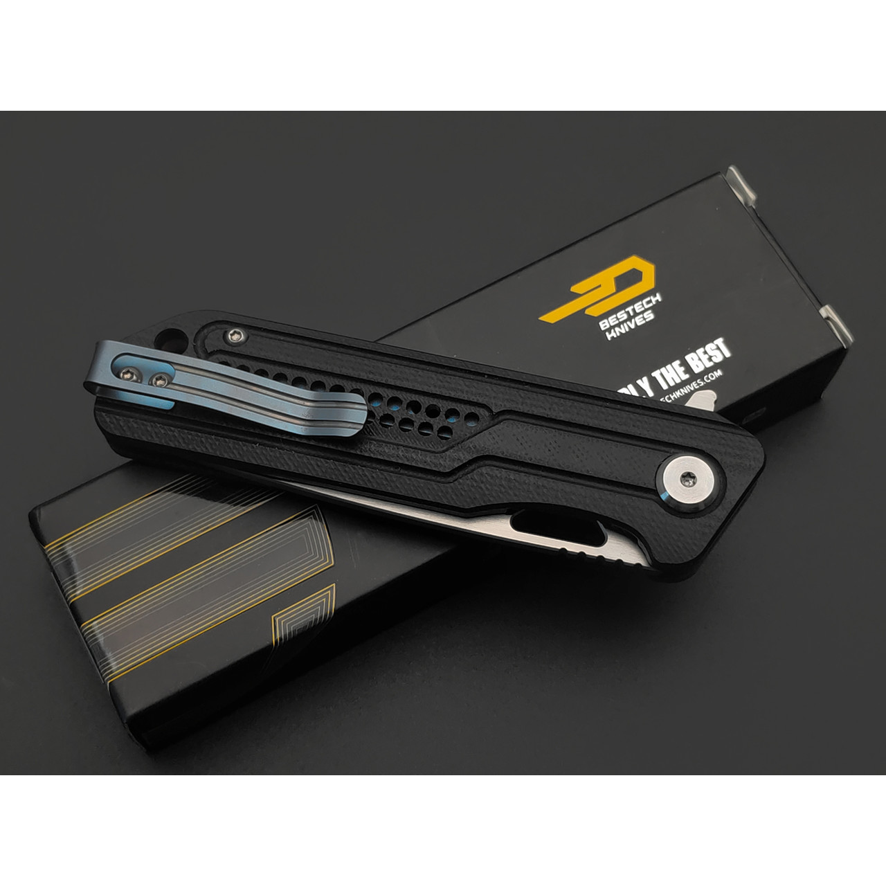 Нож Bestech Circuit BG35A-1 сталь K110, рукоять G10 black