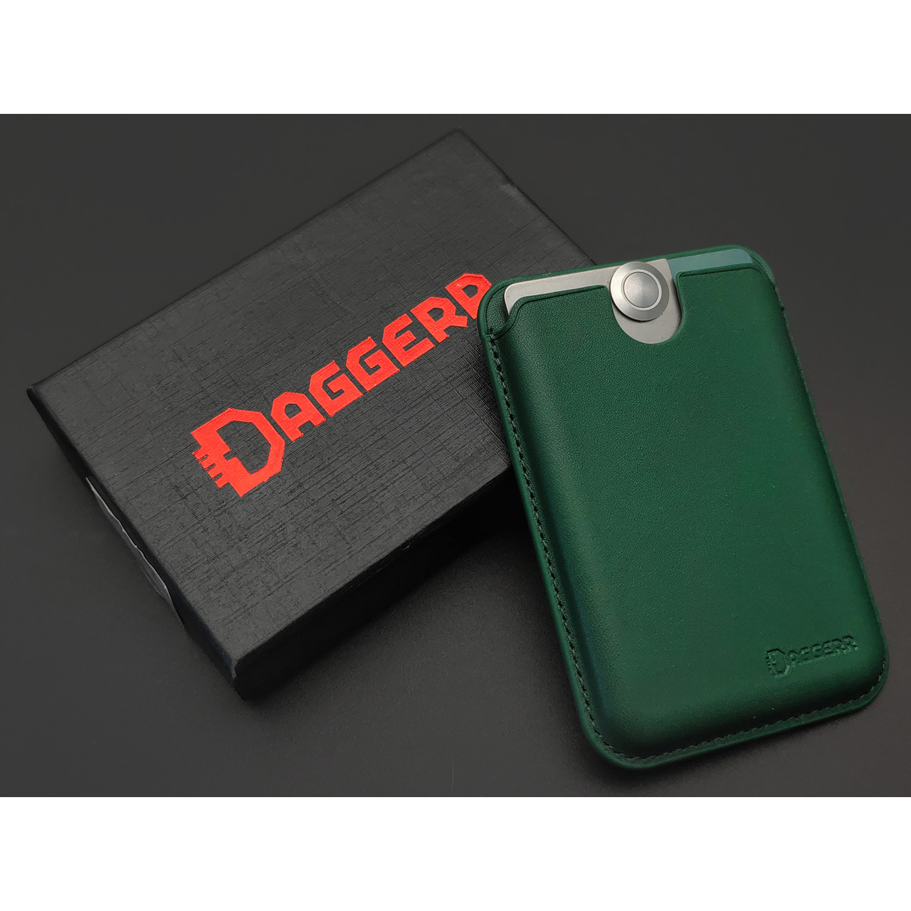 Daggerr нож Cardknife Green сталь 8Cr13MoV, рукоять Carbon fiber, titanium
