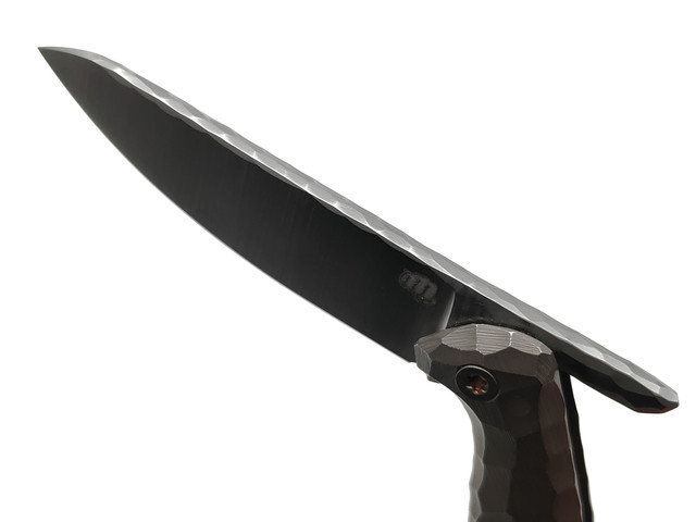 Андрей Кулаков малый фрикционный нож KUL099 сталь Х12МФ, Рукоять нержавеющая сталь