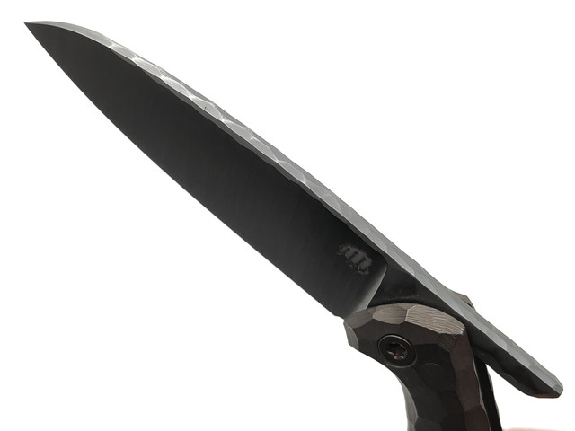 Андрей Кулаков малый фрикционный нож KUL098 сталь Х12МФ, Рукоять нержавеющая сталь