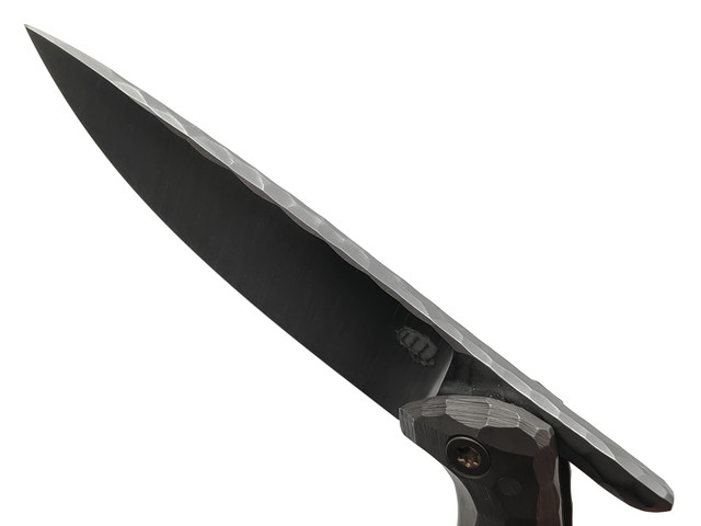 Андрей Кулаков малый фрикционный нож KUL101 сталь Х12МФ, Рукоять нержавеющая сталь