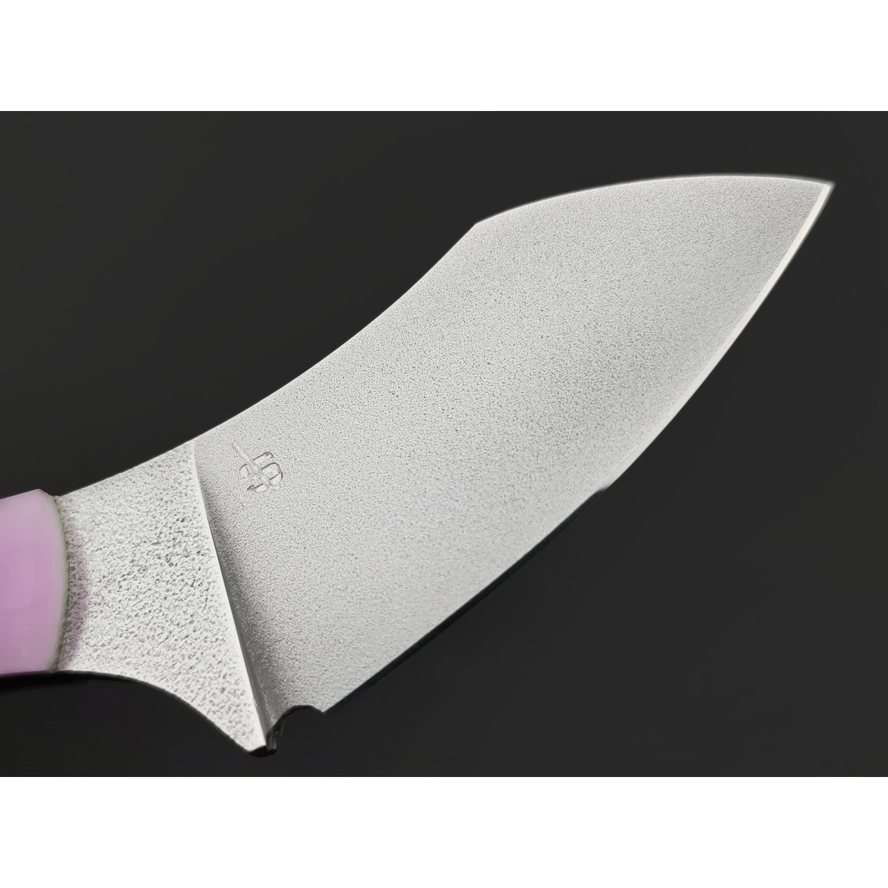 BRK нож Зефирка сталь Elmax, Рукоять композит purple glow, G10