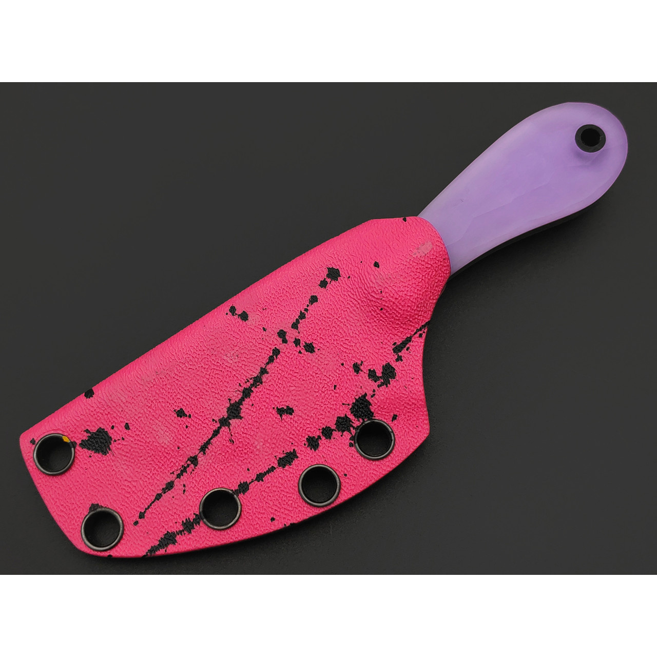 BRK нож Зефирка сталь VG-10 satin, Рукоять композит purple glow, G10