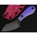 BRK нож Зефирка сталь VG-10 satin, Рукоять композит purple glow, G10