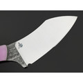 BRK нож Зефирка сталь VG-10 satin, Рукоять композит purple glow, G10
