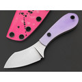 BRK нож Зефирка сталь Elmax, Рукоять композит purple glow, G10