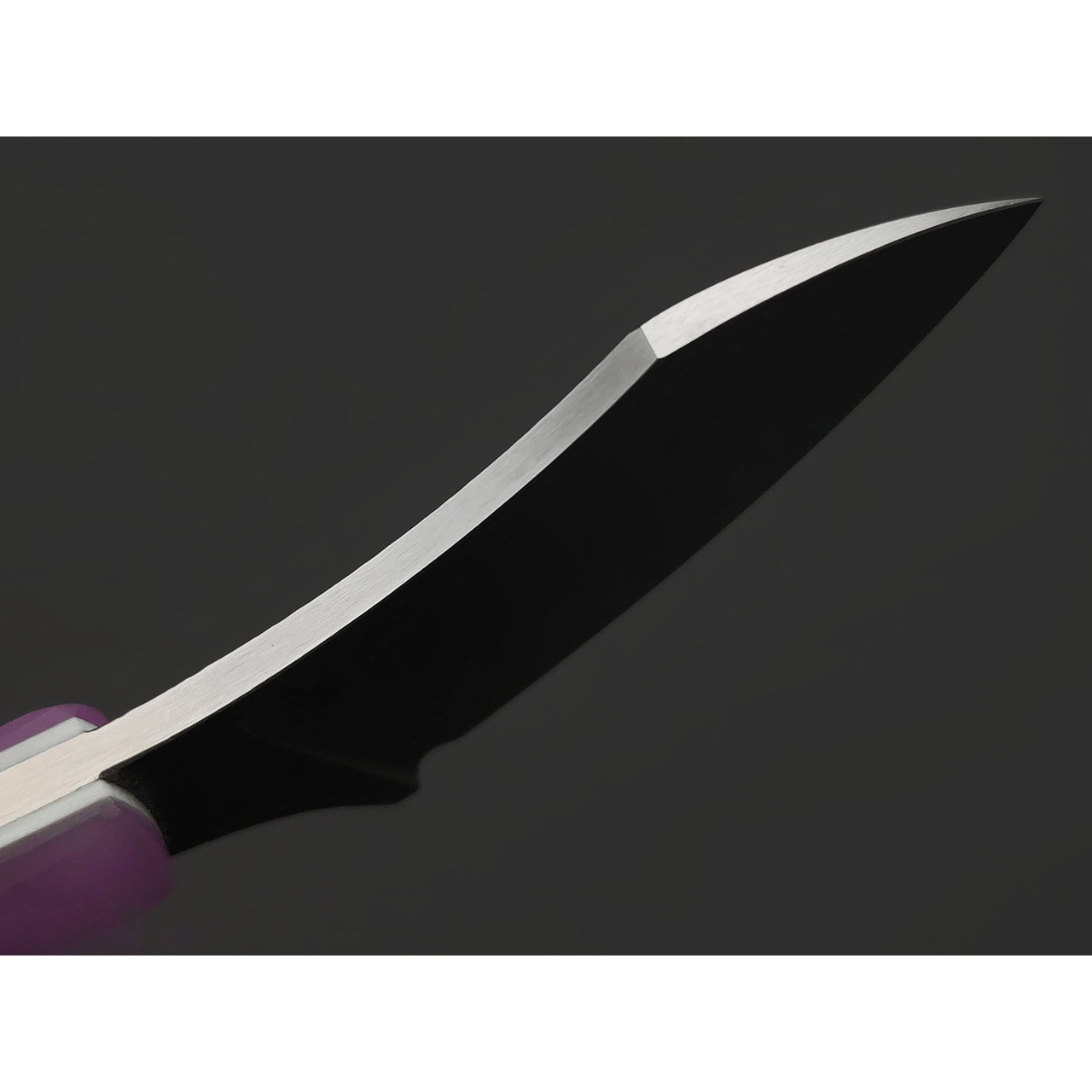 BRK нож Зефирка сталь VG-10 satin, Рукоять композит purple glow, G10