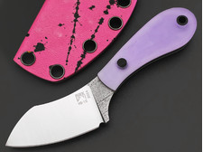 BRK нож Зефирка сталь VG-10 satin, Рукоять композит purple glow, G10