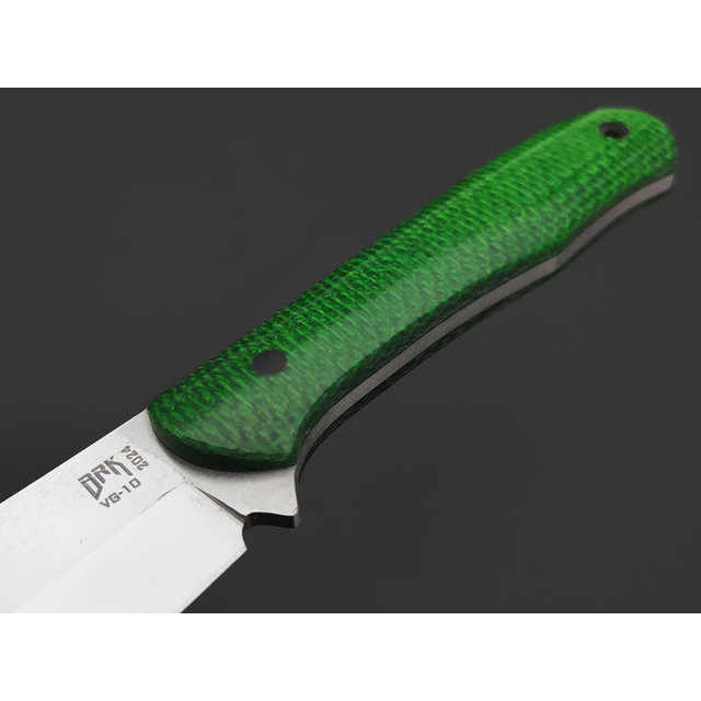 BRK нож Корюшка XL сталь VG-10 satin, Рукоять micarta green, G10