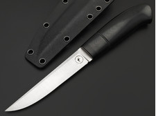 Apus Knives нож Baikal сталь N690 satin, рукоять Micarta black, G10