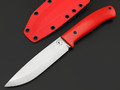 Apus Knives нож Destruktor Nord сталь N690 satin, рукоять G10 red, пины карбон