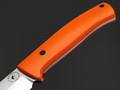 Apus Knives нож Destruktor West сталь K110 satin, рукоять G10 orange, пины карбон