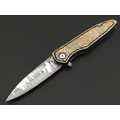 Корзун Александр складной нож Игуана сталь Х12МФ травление, рукоять Кожа игуаны, чехол с кожей игуаны Корзун Александр складной нож Игуана сталь Х12МФ травление, рукоять Кожа игуаны, чехол с кожей игуаны