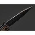 Корзун Александр складной нож Игуана сталь Х12МФ травление, рукоять Кожа игуаны, чехол с кожей игуаны Корзун Александр складной нож Игуана сталь Х12МФ травление, рукоять Кожа игуаны, чехол с кожей игуаны