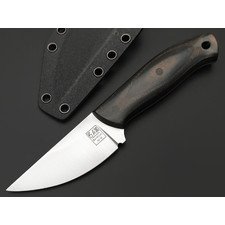 Zh Knives нож Пэрсик сталь VG-10 satin, рукоять Micarta black & brown, пины карбон