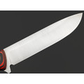 Zh Knives нож ЛР сталь N690 satin, рукоять G10 black & red, пины карбон