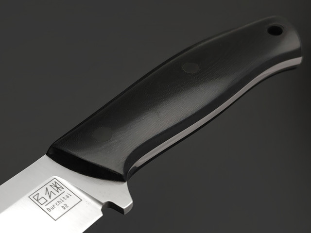 Zh Knives нож Ctrl+Z mod. сталь D2 satin, рукоять Micarta black, пины карбон