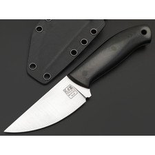 Zh Knives нож Пэрсик сталь VG-10 satin, рукоять Micarta black, пины карбон