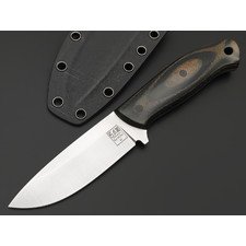Zh Knives нож Ctrl+Z mod. сталь D2 satin, рукоять Micarta black & brown, пины карбон