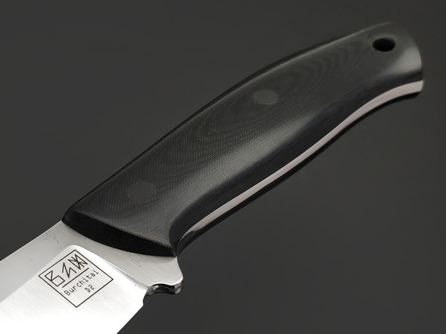Zh Knives нож Ctrl+Z mod. сталь D2 satin, рукоять Micarta black, пины карбон