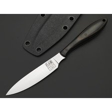 Zh Knives нож Designer сталь Cr12 satin, рукоять Micarta black, пины карбон, kydex black