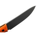 Град Горький нож Охотник сталь D2 стоунвош, рукоять G10 orange