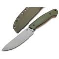 Град Горький нож Охотник сталь D2 стоунвош, рукоять G10 olive&black