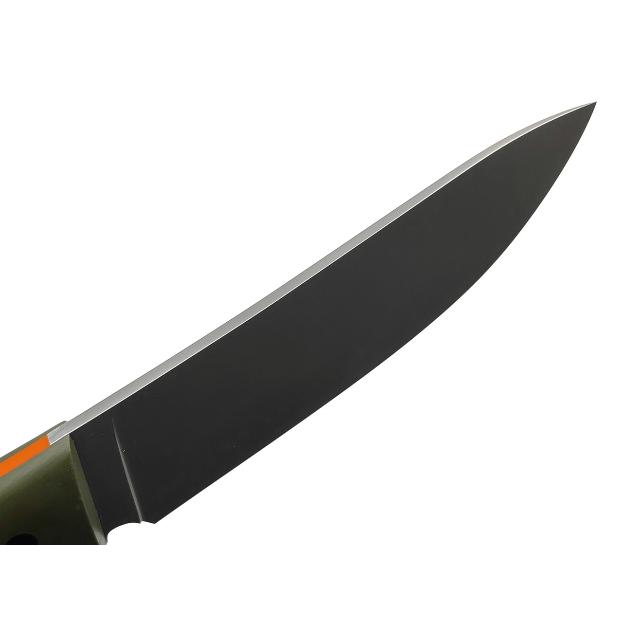 Град Горький нож Охотник сталь D2 стоунвош, рукоять G10 olive&black