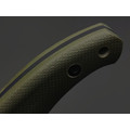 Град Горький нож Райбек №1 сталь D2 satin, рукоять G10 olive&black