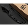 Град Горький нож Райбек №1 сталь Elmax satin, рукоять G10 black&red