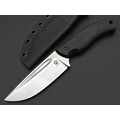 Град Горький нож Райбек №1 сталь Elmax satin, рукоять G10 black&red