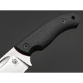 Град Горький нож Райбек №1 сталь Elmax satin, рукоять G10 black&red