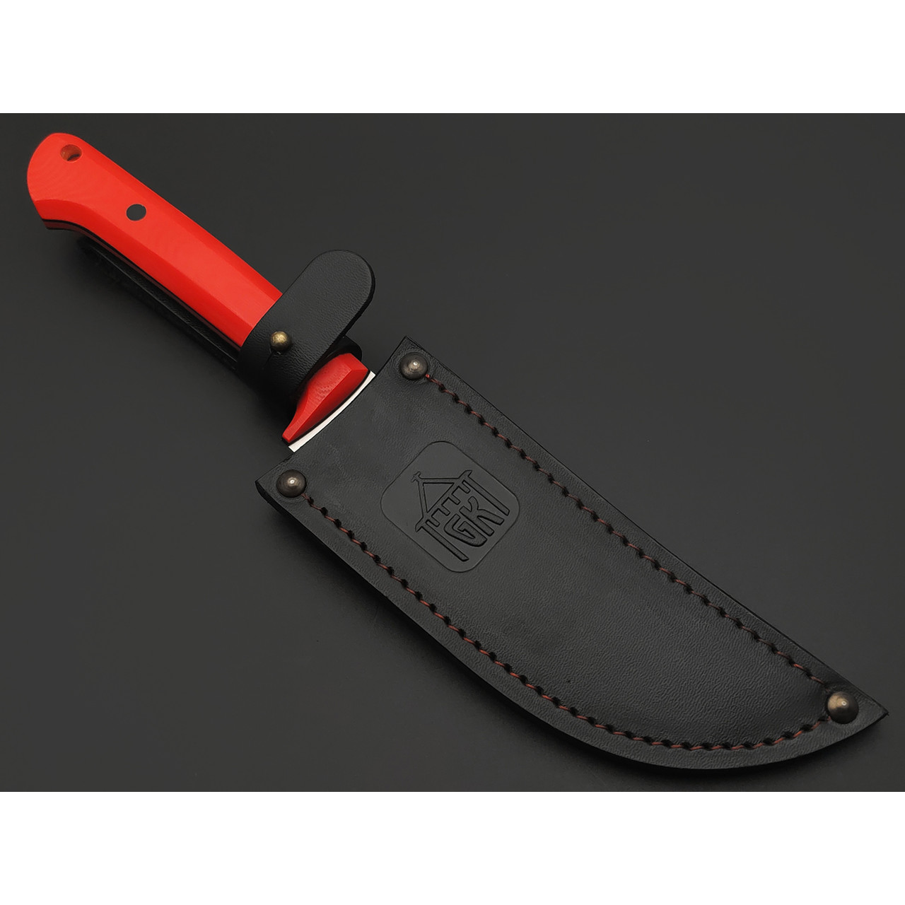 Град Горький нож Пчак малый, сталь VG-10 satin, рукоять G10 red&black