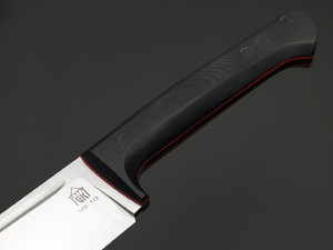 Град Горький нож Пчак малый, сталь VG-10 satin, рукоять G10 black&red