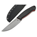 Град Горький нож Стрела сталь VG-10 стоунвош, рукоять G10 black&red