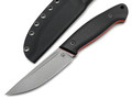 Град Горький нож Стрела сталь VG-10 stonewash, рукоять G10 black&red