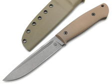 Град Горький нож Тигр сталь VG-10 stonewash, рукоять G10 tan&black