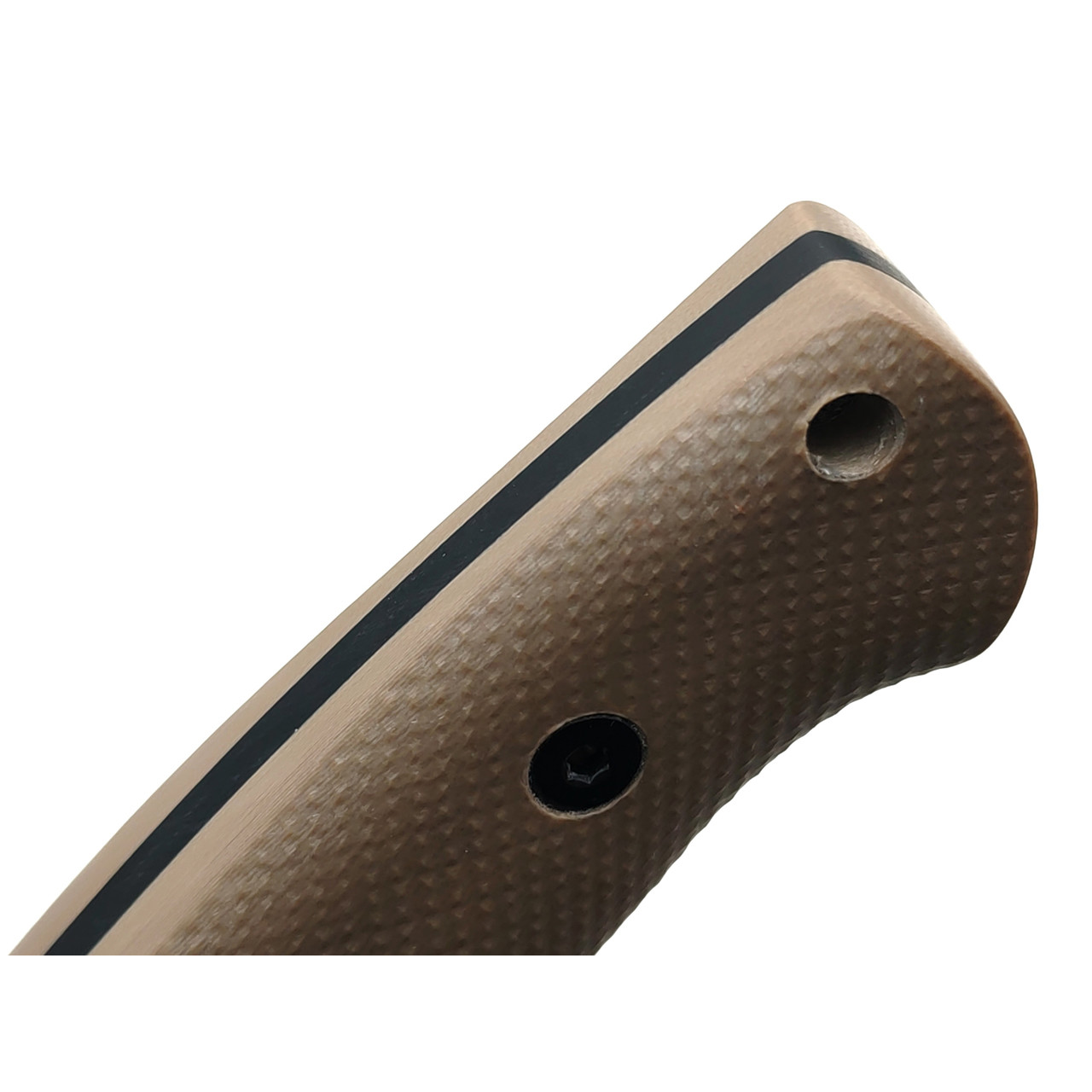 Град Горький нож Тигр сталь VG-10 стоунвош, рукоять G10 tan&black