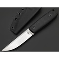 Град Горький нож Техно-Томми сталь VG-10 satin, спуски ромб, рукоять G10 black&red