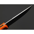 Град Горький нож Техно-Томми сталь Elmax satin, спуски конвекс, рукоять G10 orange&black Град Горький нож Техно-Томми сталь Elmax satin, спуски конвекс, рукоять G10 orange&black